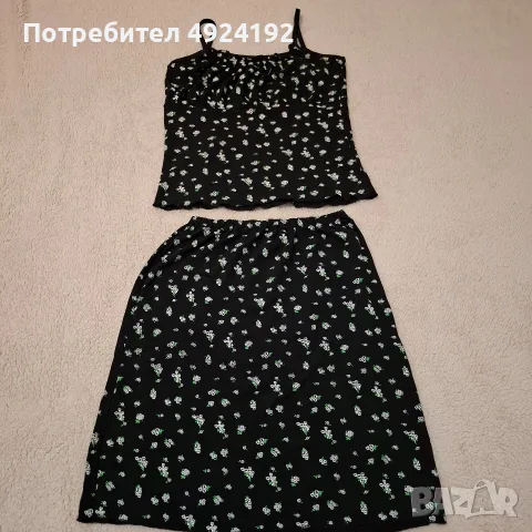 Дамски Сет Черно /Бял, снимка 2 - Комплекти - 56107584