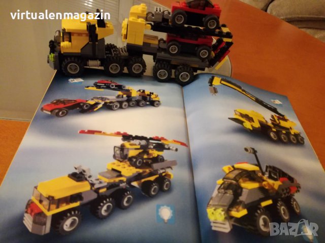Конструктор Лего - модел LEGO Creator 6 в 1 - Highway Haulers, снимка 6 - Конструктори - 39013764