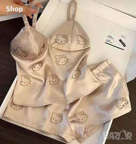 Сатенен комплект с камъни 