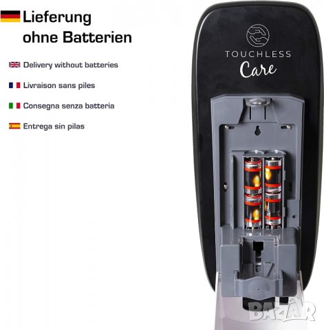 IKRA Touchless Care 2в1 поставка за дезинфекция и дозатор за сапун, включително 3x FFP2 маска, снимка 4 - Други - 39976723