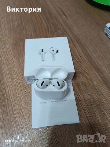Слушалки AirPods 4 с гаранция, снимка 2 - Слушалки и портативни колонки - 52593013