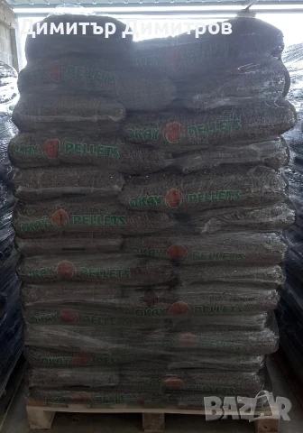Пелети OKAY A1+ от 100% иглолистна дървесина , снимка 2 - Пелети - 51128929
