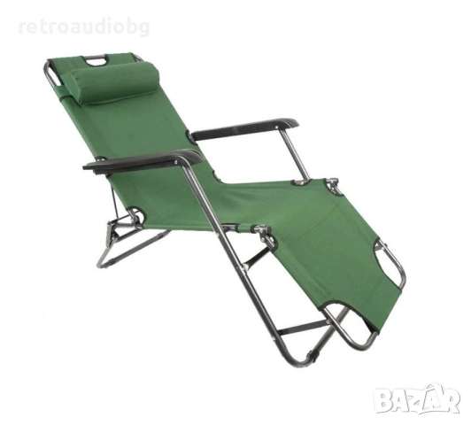 Сгъваем стол, шезлонг, легло 3 в 1 за къмпинг ЛИНО в 2 цвята, снимка 4 - Други - 52734129