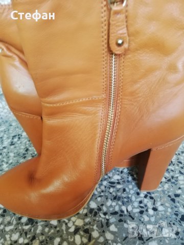 Дамски кожени боти, снимка 2 - Дамски боти - 41981627