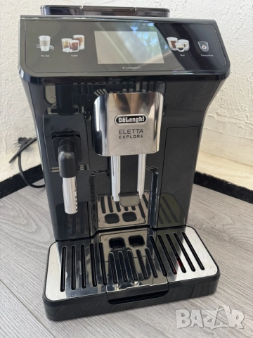 Кафеавтомат Delonghi Eletta Explore ECAM450.65.G Топ Смарт Кафеавтомат | Cold Brew | 19 бара, снимка 5 - Кафемашини - 56328680