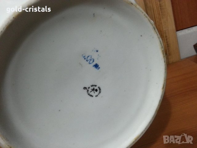 Стар български порцелан супник, снимка 4 - Антикварни и старинни предмети - 35896584