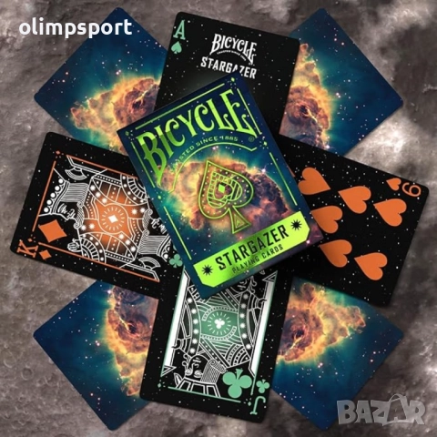Карти за игра Bicycle Stargazer 203 нови, снимка 5 - Карти за игра - 52152776