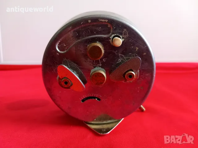 Стар Часовник, Будилник ЮНГХАНС, Junghans Bivox Silentic, снимка 3 - Антикварни и старинни предмети - 50121672