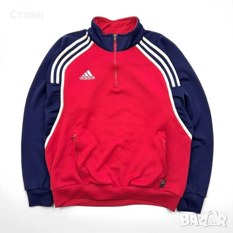 Vintage Adidas Track Top Quarter Zip Блуза