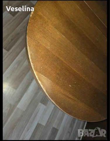 Трапезарна маса разтегателна 132/69/76 см, снимка 8 - Маси - 53304342