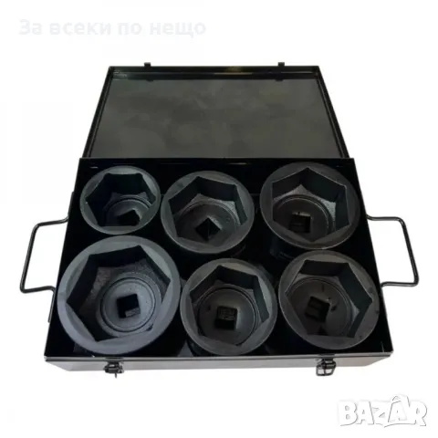 Комплект ударни вложки 1" 6 части KraftWelle, снимка 2 - Други инструменти - 50365986