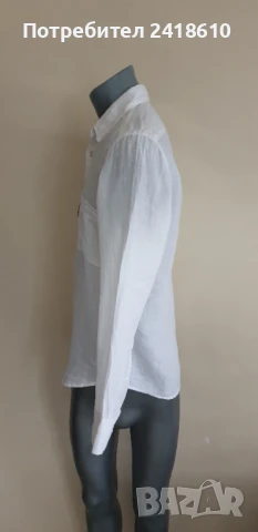 Hugo Boss Relegant_6  Len  Regular Fit  Mens Size S  ОРИГИНАЛ! Мъжка Ленена Риза., снимка 5 - Ризи - 51369553