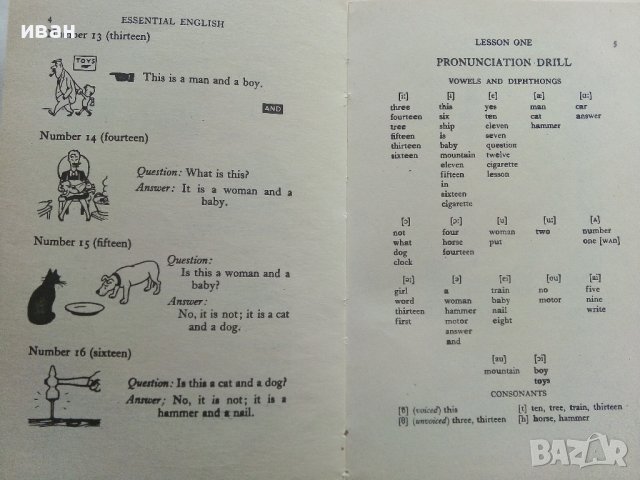 Essential English for foreign students  Book 1 - C.E.Eckersley - 1965г., снимка 3 - Чуждоезиково обучение, речници - 41418707