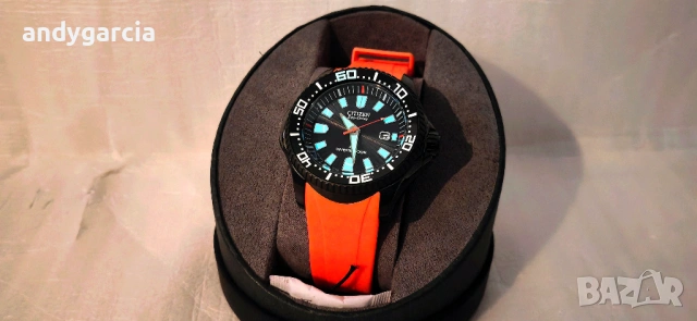  Citizen Eco-Drive Promaster Diver BN0088-03E чисто нов diver часовник в кутия за гмуркане 300 метра, снимка 10 - Мъжки - 53681660