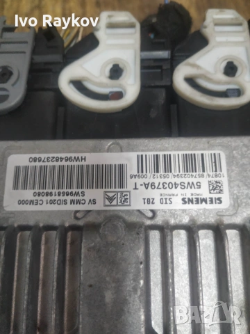 Компютър двигател за Peugeot 407 Coupe , 5WS40379A-T ,  2.7 HDi, 204 к.с.  9658198080, снимка 3 - Части - 53290674