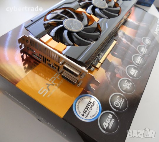 Видео карта SAPPHIRE Radeon R9 290 Tri-X OC 4GB GDDR5, снимка 4 - Видеокарти - 42521967