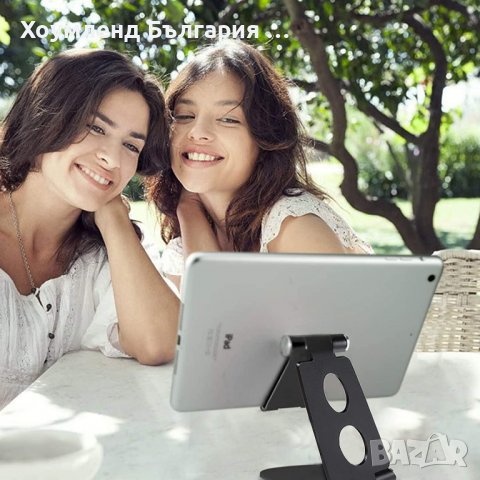 Стабилна метална поставка за телефон и таблет, снимка 2 - Калъфи, кейсове - 39613170