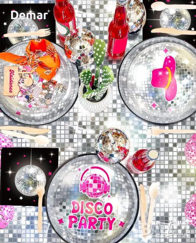 Декорация за деца, тийнейджъри за диско парти детско парти, снимка 5 - Други - 41905562