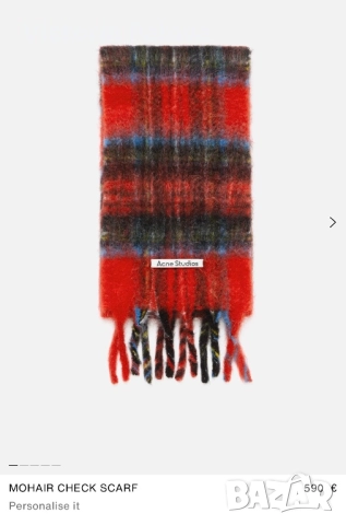 Модна къща ACNE STUDIOS дизайнерски шал лукс алпака мохер, снимка 13 - Шалове - 52861614