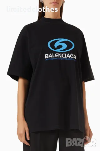 BALENCIAGA Surfer Sports Apparel Logo Print Oversized Мъжка / Дамска Тениска size XS (S / M), снимка 2 - Тениски - 47384529