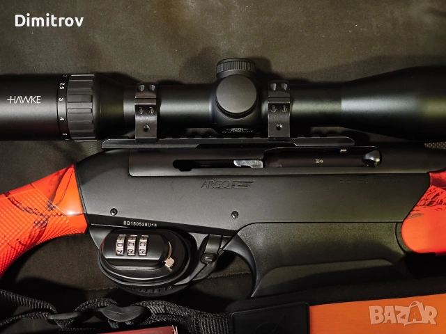 Карабина Benelli Argo E Battue .308Win 47cm 5з в комплект с оптика Hawke Endurance 30 WA 1.5-6х44, снимка 5 - Ловно оръжие - 53159835