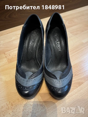 Нови дамски обувки на ток 36 номер естествена кожа, снимка 2 - Дамски обувки на ток - 50998306