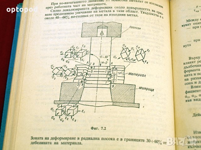 Обработване на металите чрез пластична деформация, Техника-1976г., снимка 7 - Специализирана литература - 34324276