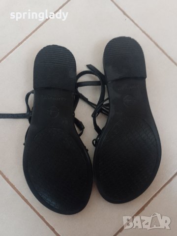 Дамски сандали естествена кожа Тамарис/ Tamaris, снимка 2 - Дамски ежедневни обувки - 41770367