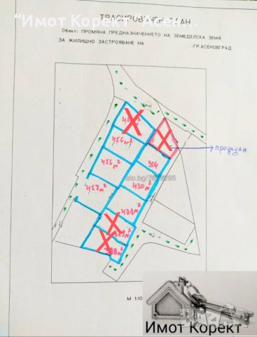 Имот Корект продава 6 Парцела, мест.Параколово гр.Асеновград, снимка 1 - Парцели - 35879623