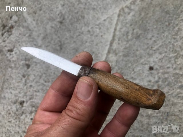 стара малка ФИНКА - финландски нож - МИНИ, снимка 6 - Ножове - 40838712
