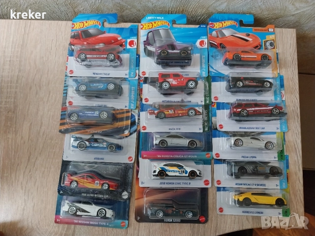 jdm колички hot wheels, снимка 3 - Коли, камиони, мотори, писти - 52004880