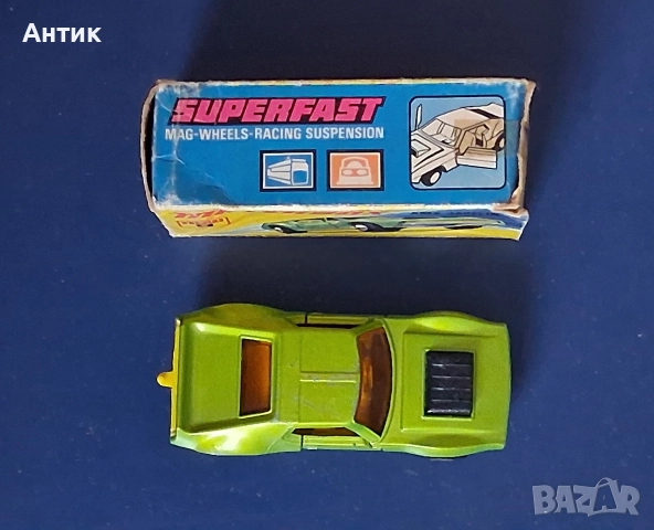 Стара Метална Количка MatchBox AMX Javelin England / 1972 год., снимка 8 - Колекции - 52750412
