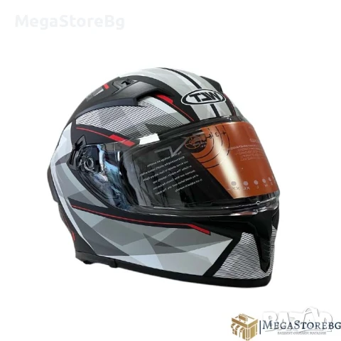 Каска за мотор 108 - размер M - Matt Black/Red, снимка 3 - Аксесоари и консумативи - 50576622