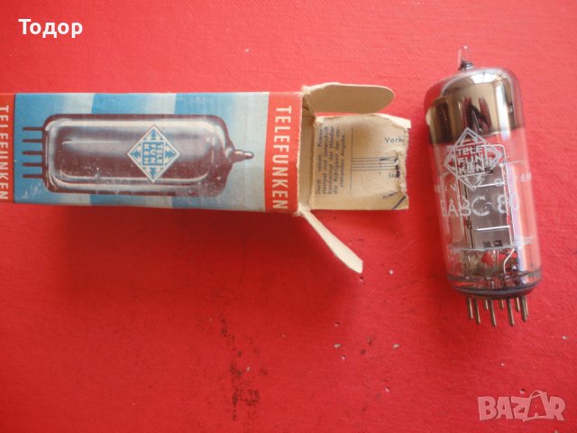 Радиолампа Telefunken EABC80, снимка 7 - Друга електроника - 41661273