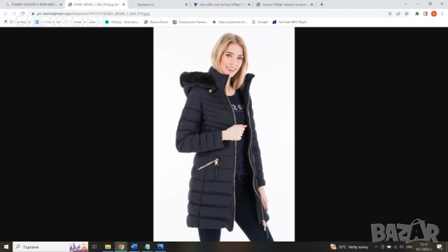 TOMMY HILFIGER Womens DOWN Jacket Размер XL дамско яке с гъши пух 8-54, снимка 3 - Якета - 41506719