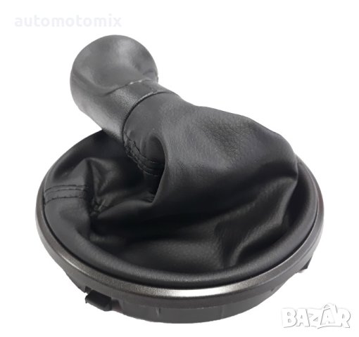 Топка за скоростен лост с маншон подходяща за Skoda Fabia 07-10 с 5 скорости - черна,58362, снимка 3 - Аксесоари и консумативи - 44493361