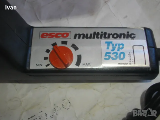 Масивен Електрически ТАКЕР Дърводелски за скоби 8-18мм Старо качество ФРГ ESCO Multitronic Typ S30, снимка 12 - Други инструменти - 47341783