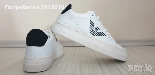 Emporio Armani Leather Unisex Size 39 /24.7 см UK 5 US 6 ОРИГИНАЛ! Унисекс Кецове от естествена кожа