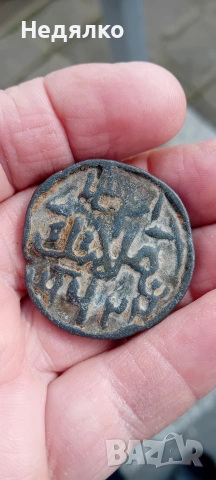 Стар оловен турски печат,медальон,спесимен , снимка 3 - Антикварни и старинни предмети - 53632845