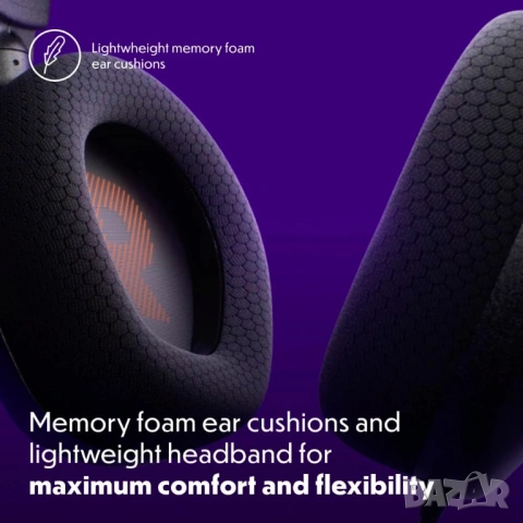 НОВИ JBL Quantum 100M2 геймърски слушалки с микрофон, снимка 4 - Слушалки за компютър - 53775687