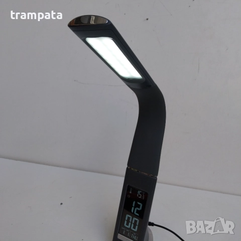 ТОП ОФЕРТА   Бюро Лед лампа ,часовник.календар ,аларма,термометар, , снимка 3 - Лед осветление - 52298884