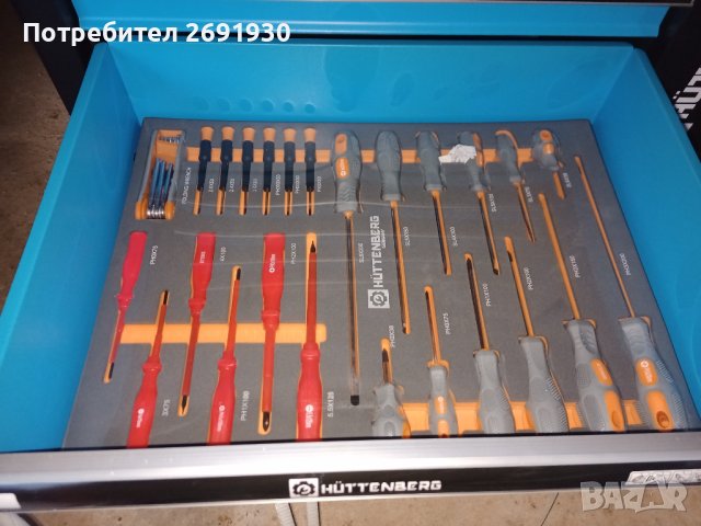 Tool cabinet / Оригинален немски шкаф инструменти, снимка 2 - Ключове - 40830019