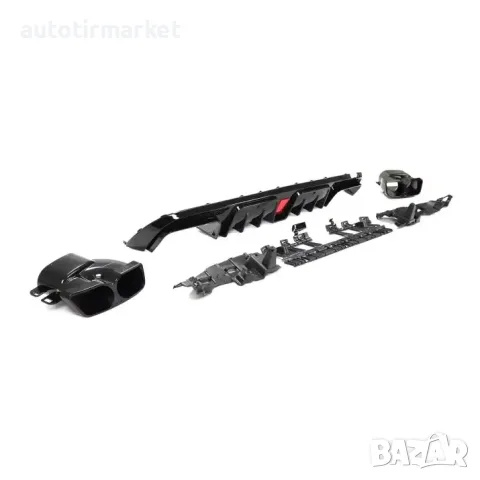 Дифузьор с накрайници brabus optik за Mercedes, снимка 2 - Аксесоари и консумативи - 56051707