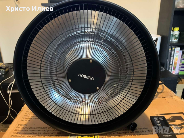 Електрическа печка Hoberg Инфрачервен Карбонов нагревател за външна вътрешна употреба, снимка 9 - Отоплителни печки - 44819100