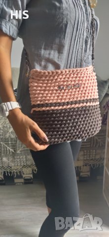 Плетени луксозни дамски чанти, ръчна изработка, модерна визия, снимка 11 - Чанти - 42698111