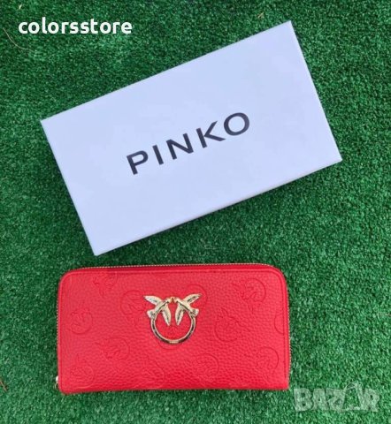 Червено портмоне Pinko код DS407, снимка 1 - Портфейли, портмонета - 40367986