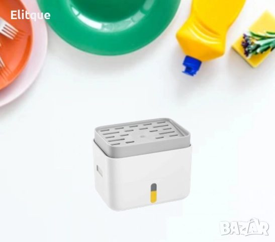 Диспенсър и поставка за гъба за миене, снимка 4 - Други стоки за дома - 52831852