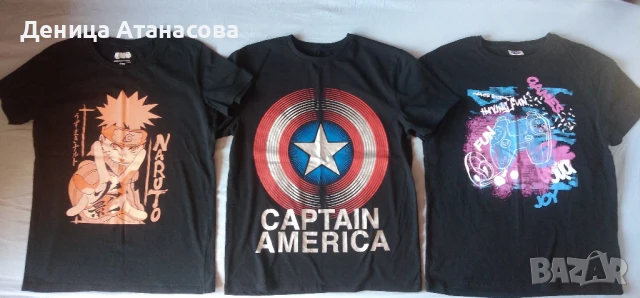 Тениски, потници, къси панталони, суичер Puma, Minecraft, долнища 146/152, cки екип 140/146, яке 152