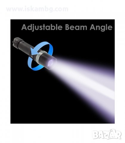 МОЩЕН ПОЛИЦЕЙСКИ АКУМУЛАТОРЕН ПРОЖЕКТОР С CREE LED ДИОД С ПОДАРЪК ЗАРЯДНО ЗА АВТОМОБИЛ - код 530, снимка 6 - Прожектори - 34080022