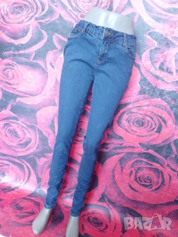 Ярко тъмно сини дамски еластични дънки BlueNotes L, снимка 1